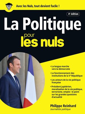cover image of La Politique pour les Nuls, grand format 4e édition